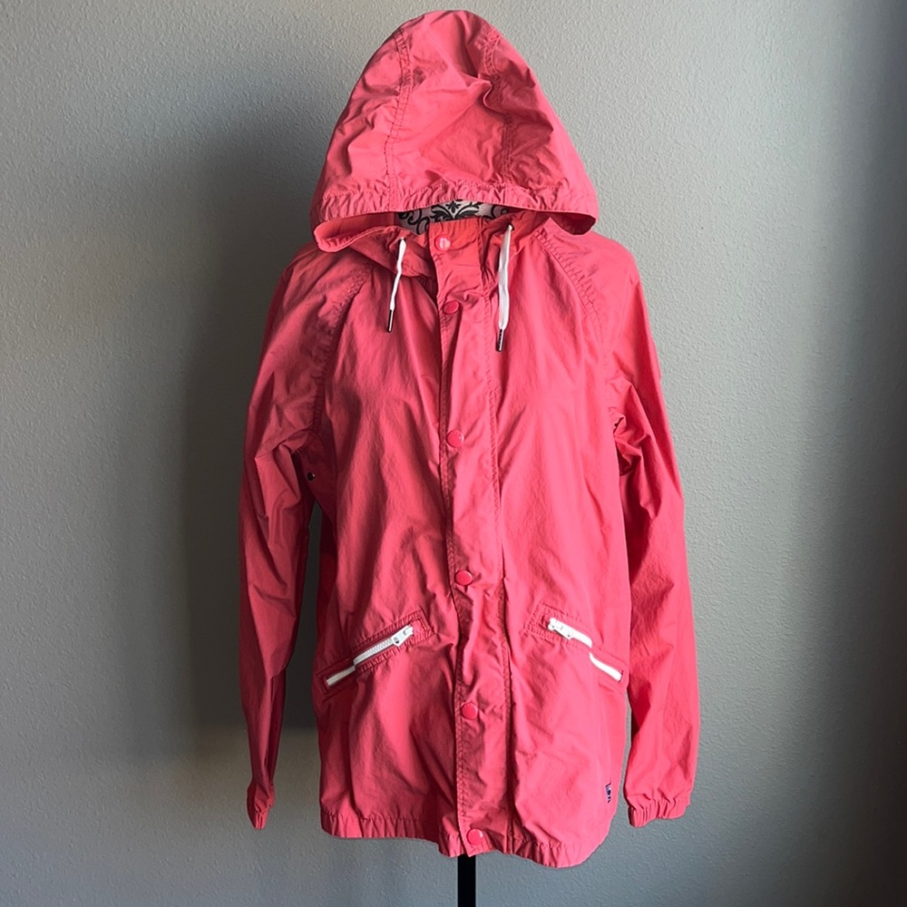 A&F Salmon Rain Jacket